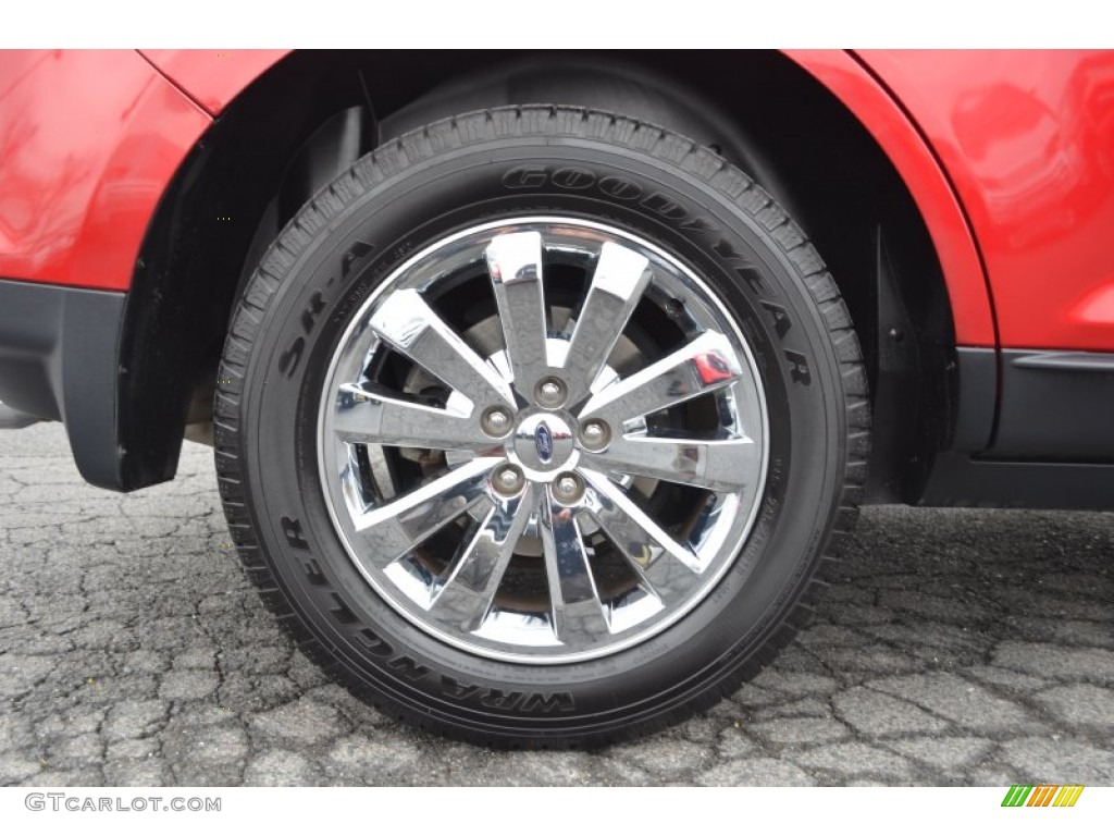 2010 Edge Limited - Red Candy Metallic / Charcoal Black photo #17