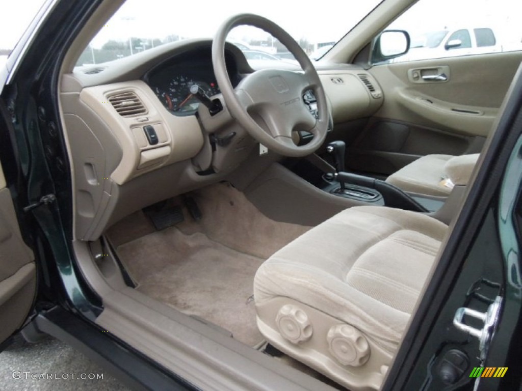 2000 Accord LX Sedan - Dark Emerald Pearl / Ivory photo #21