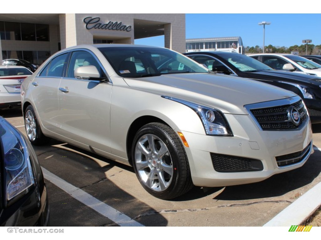 Silver Coast Metallic 2013 Cadillac ATS 2.0L Turbo Luxury Exterior Photo #77963903
