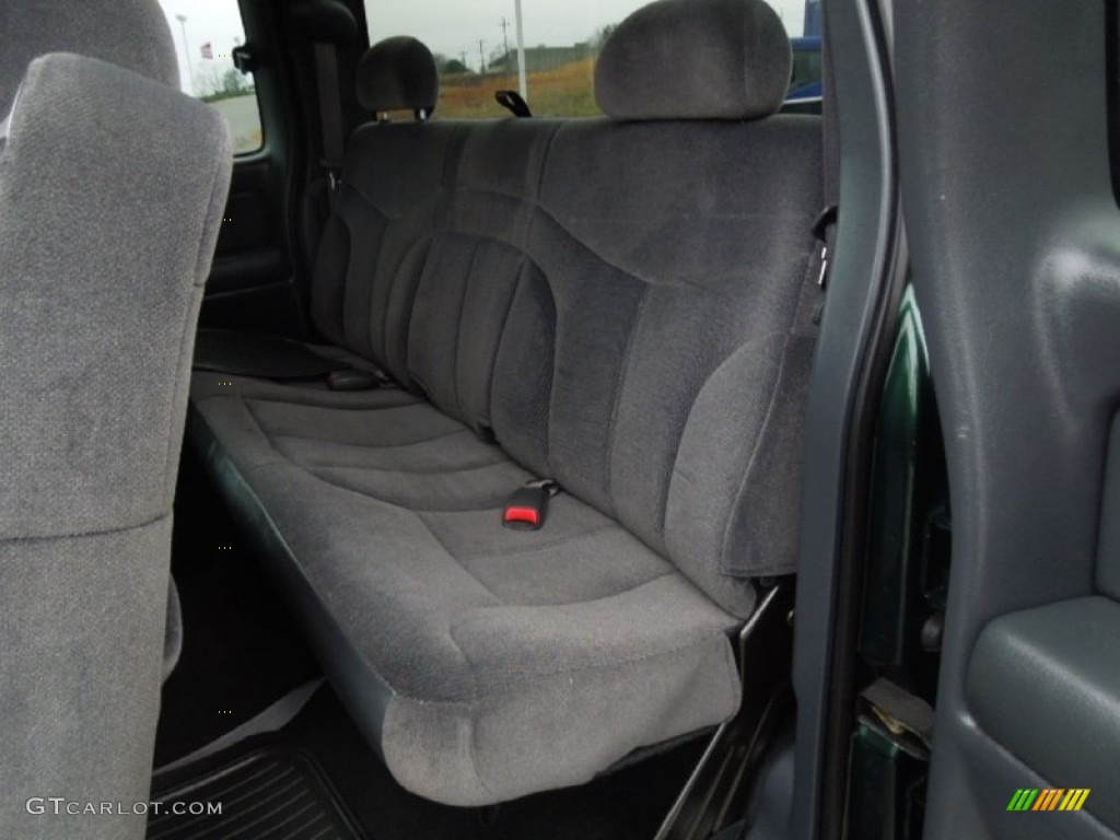 2001 GMC Sierra 1500 SLE Extended Cab Rear Seat Photo #77964473