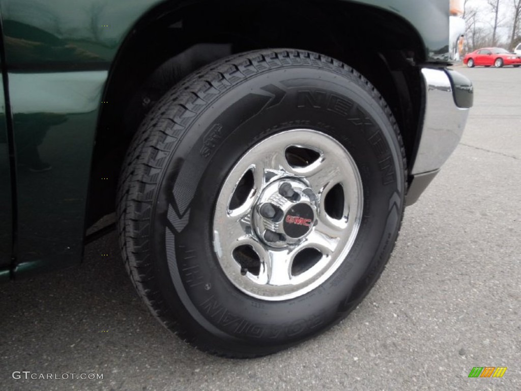 2001 Sierra 1500 SLE Extended Cab - Polo Green Metallic / Graphite photo #18