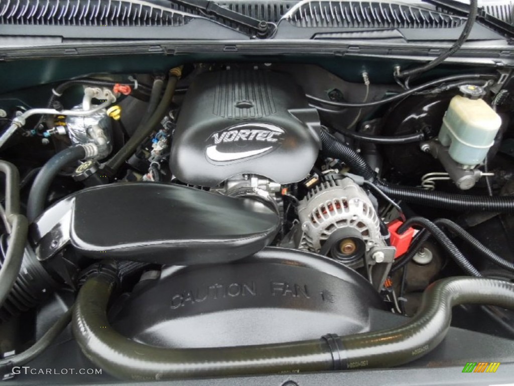 2001 GMC Sierra 1500 SLE Extended Cab 4.8 Liter OHV 16-Valve V8 Engine Photo #77964610