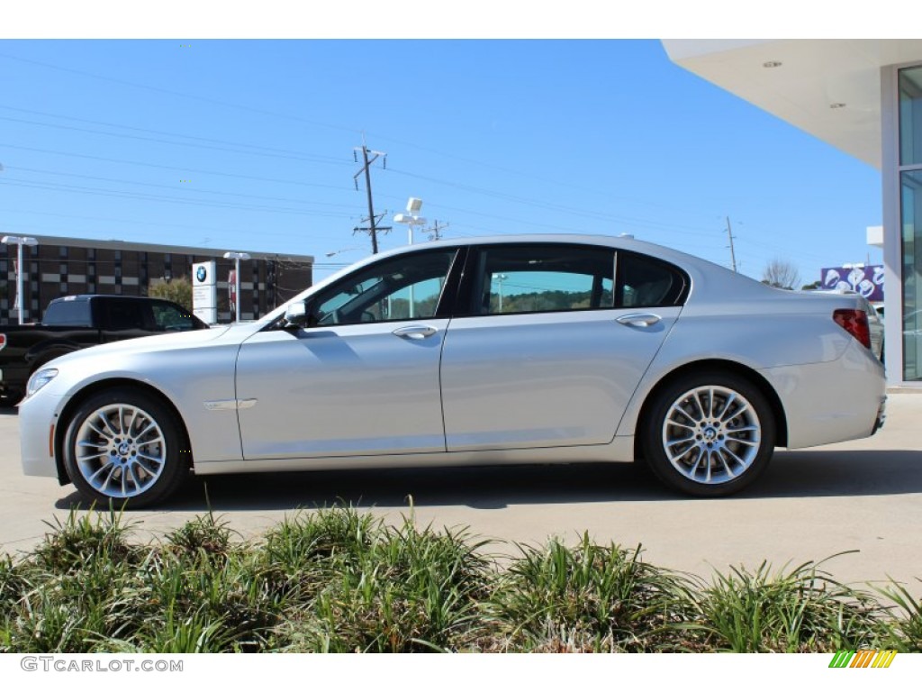 2013 7 Series 750Li Sedan - Glacier Silver Metallic / Oyster photo #5
