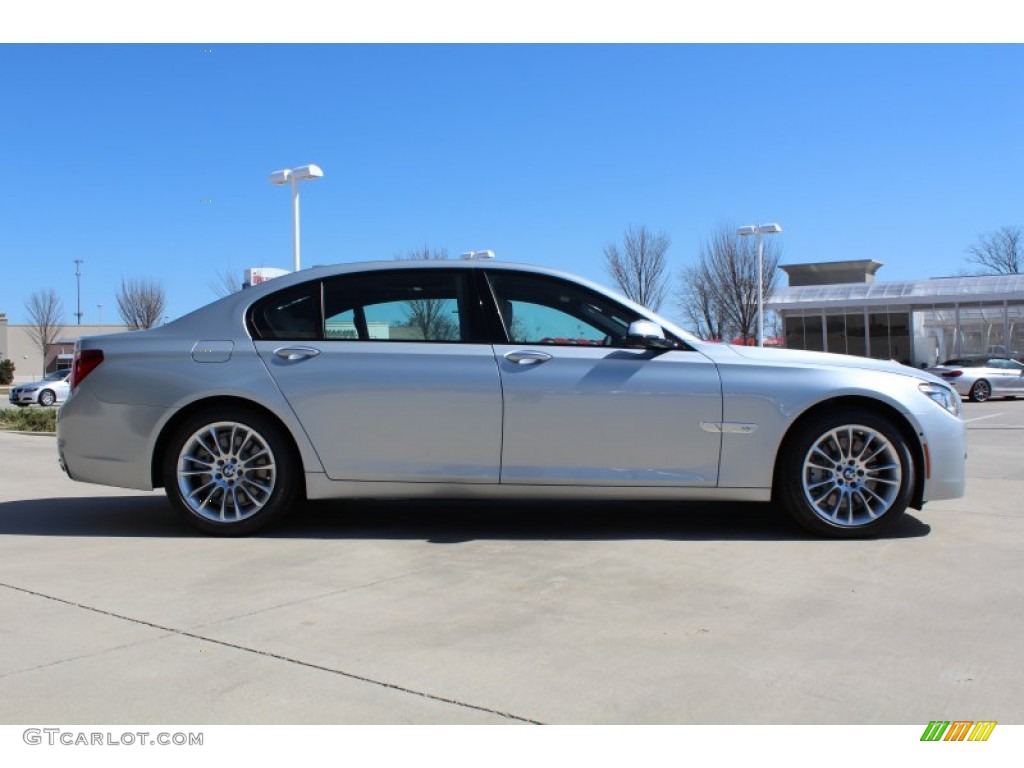 2013 7 Series 750Li Sedan - Glacier Silver Metallic / Oyster photo #6