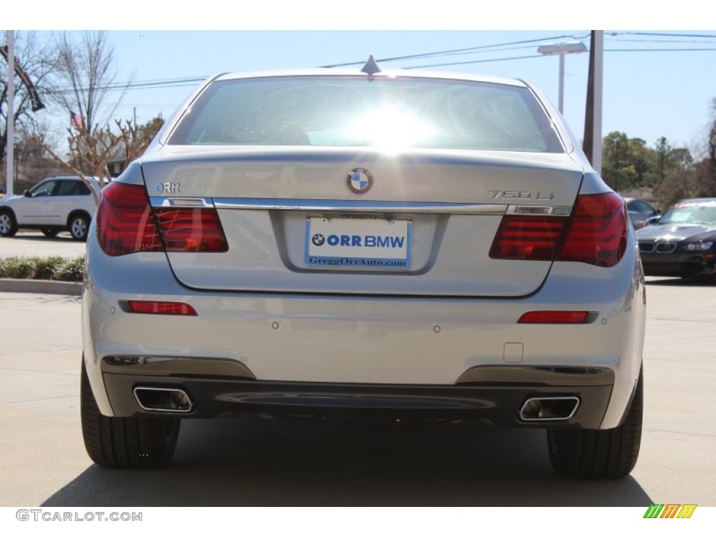 2013 7 Series 750Li Sedan - Glacier Silver Metallic / Oyster photo #8