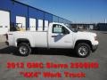 Summit White 2012 GMC Sierra 2500HD Regular Cab 4x4
