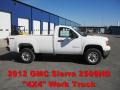 2012 Summit White GMC Sierra 2500HD Regular Cab 4x4  photo #1