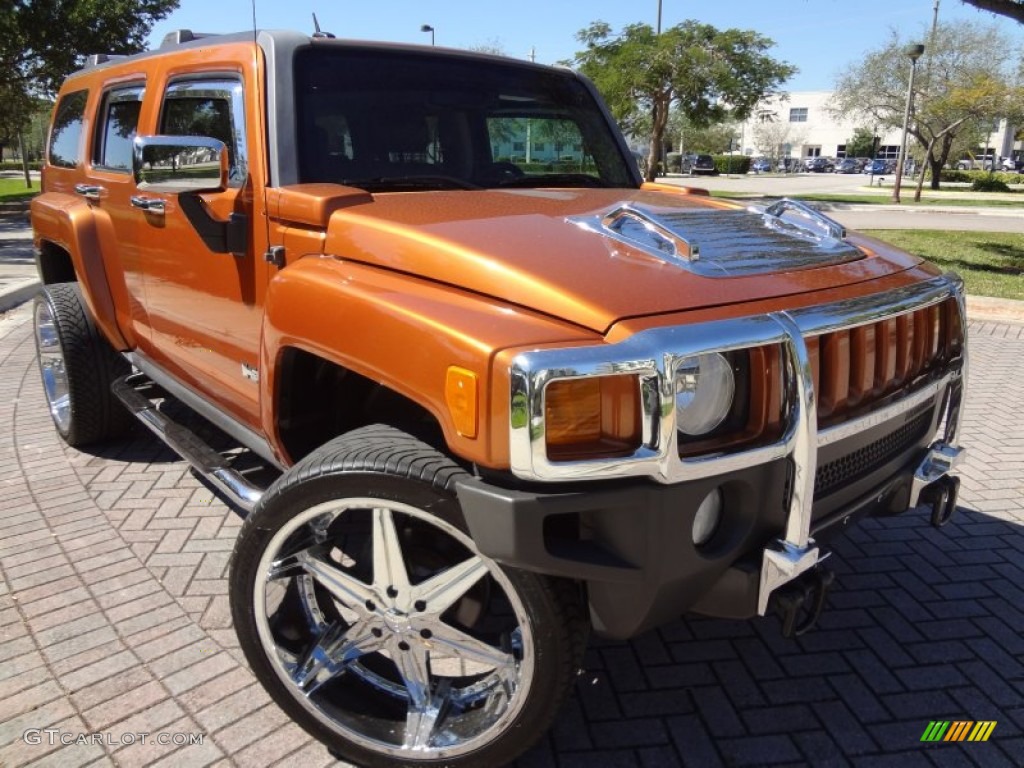 Desert Orange Metallic Hummer H3