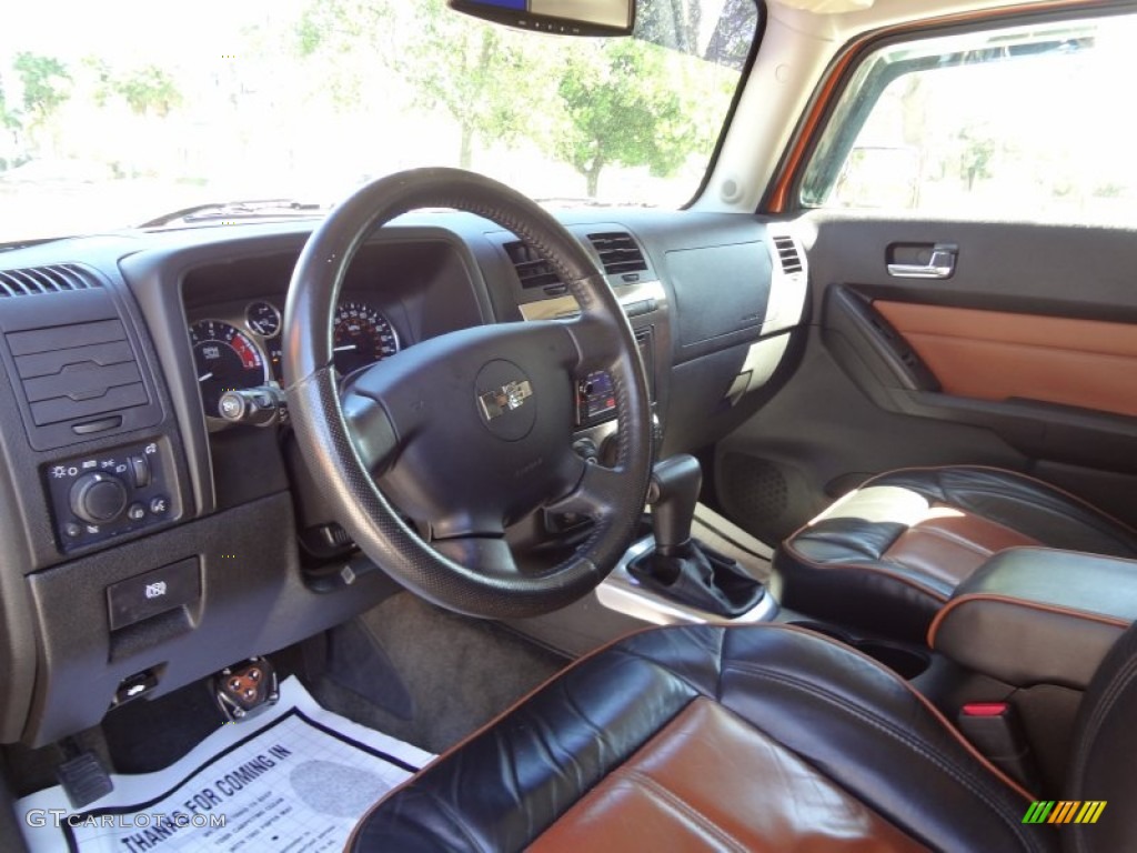 Ebony Black/Morocco Interior 2007 Hummer H3 Standard H3 Model Photo #77966822
