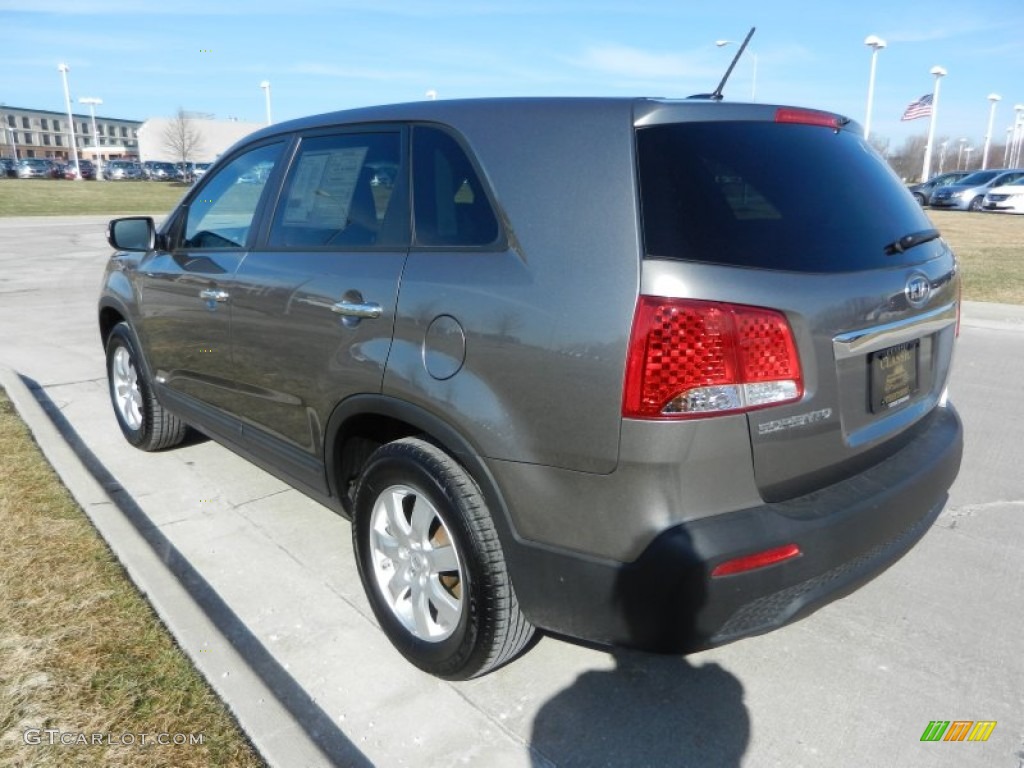 2011 Sorento LX AWD - Titanium Silver / Black photo #5