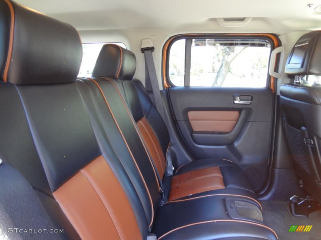 2007 H3  - Desert Orange Metallic / Ebony Black/Morocco photo #14