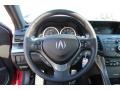 Special Edition Ebony/Red 2013 Acura TSX Special Edition Steering Wheel