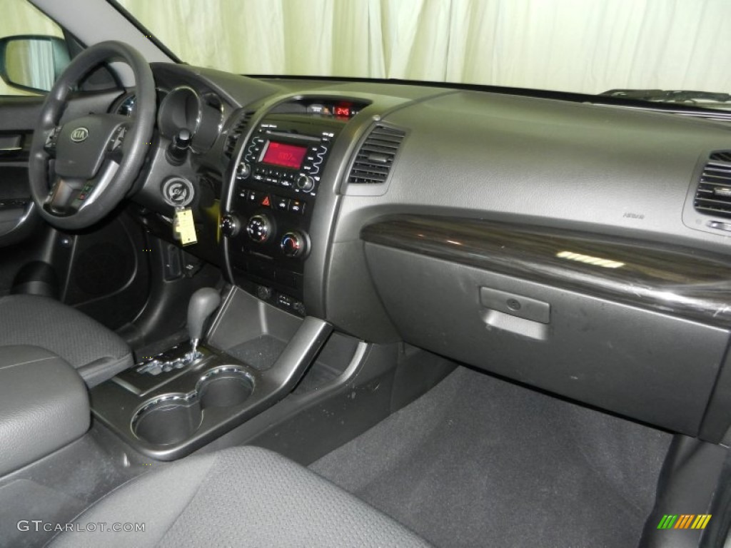 2011 Kia Sorento LX AWD Black Dashboard Photo #77967386