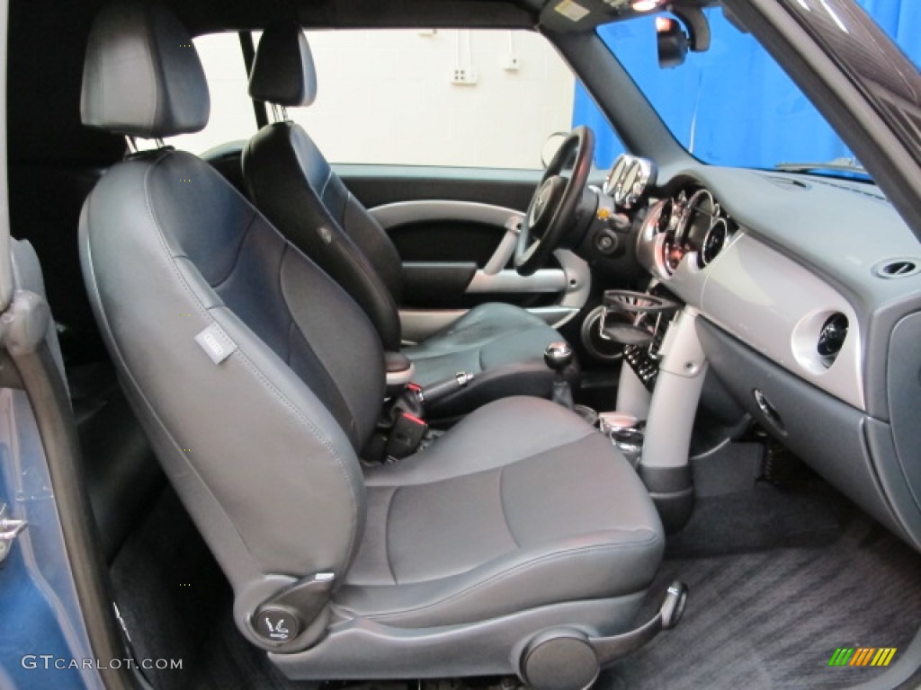 2005 Cooper S Convertible - Cool Blue Metallic / Panther Black photo #18