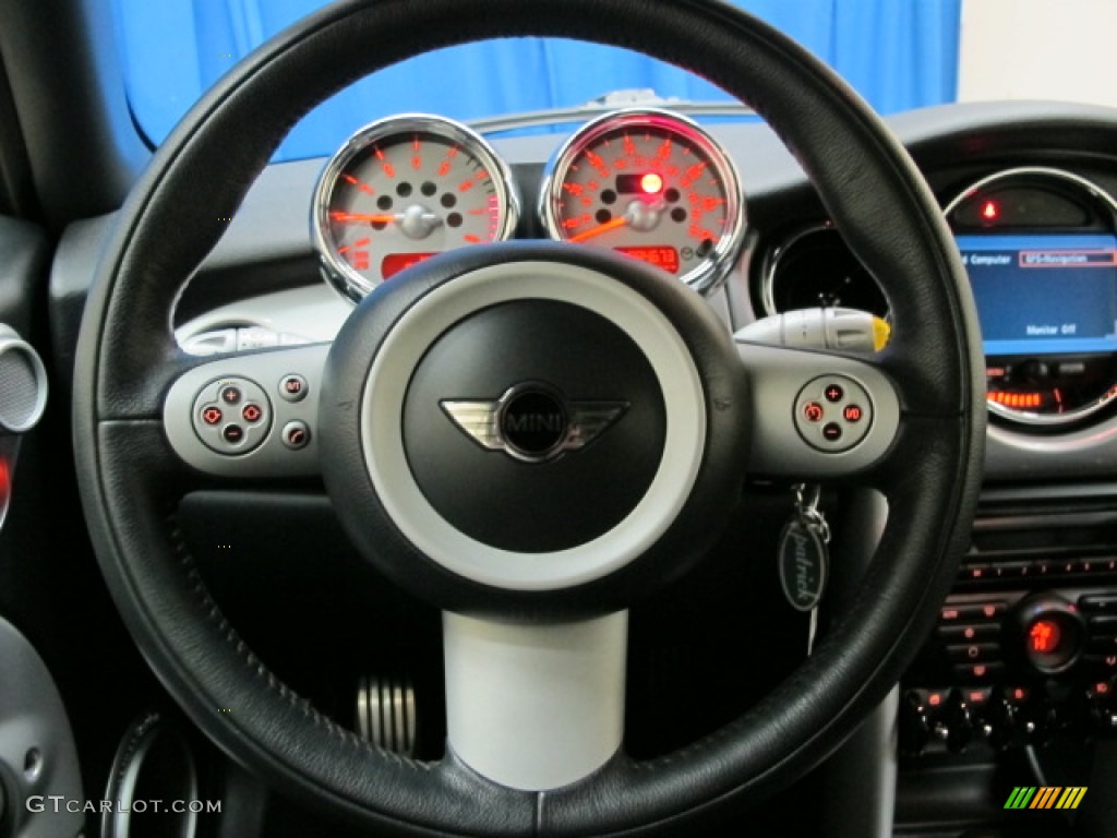 2005 Cooper S Convertible - Cool Blue Metallic / Panther Black photo #26