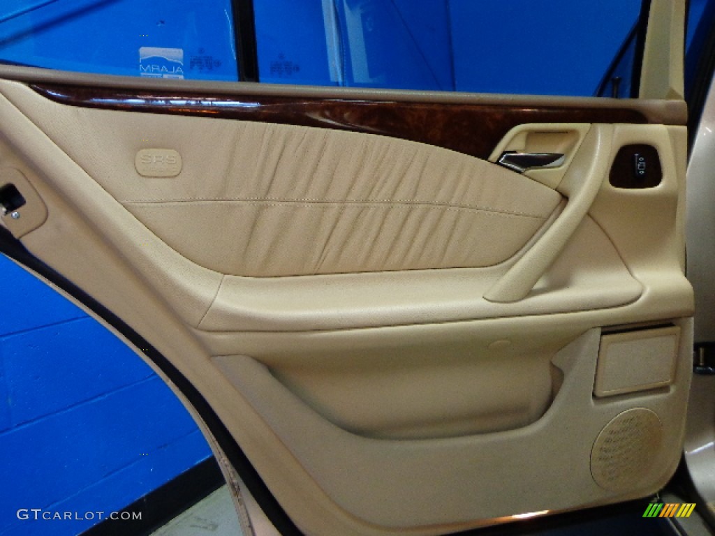 2000 Mercedes-Benz E 320 4Matic Sedan Java Door Panel Photo #77968262