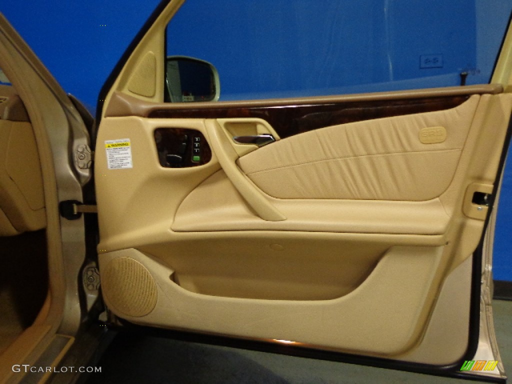 2000 Mercedes-Benz E 320 4Matic Sedan Java Door Panel Photo #77968429