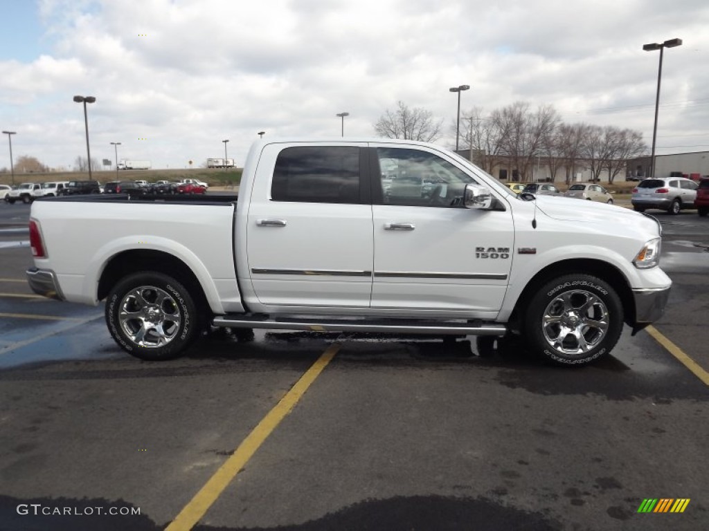 Bright White 2013 Ram 1500 Laramie Crew Cab 4x4 Exterior Photo #77968679