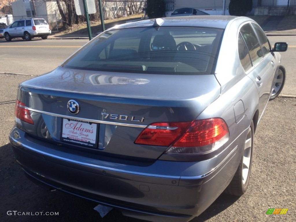 2006 7 Series 750Li Sedan - Michigan Blue Metallic / Black/Lava Blue photo #4