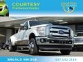 2012 Oxford White Ford F350 Super Duty Lariat Crew Cab 4x4 Dually  photo #1