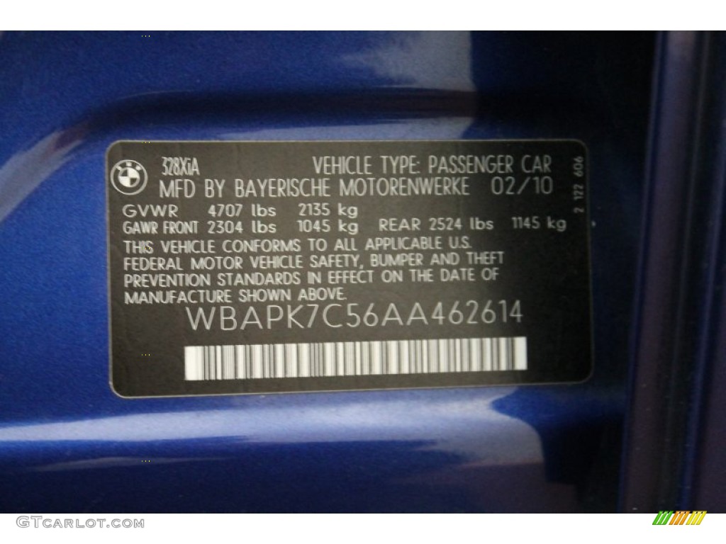 2010 3 Series 328i xDrive Sedan - Montego Blue Metallic / Oyster/Black Dakota Leather photo #16