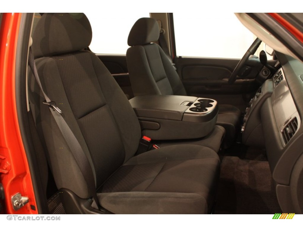 2009 Avalanche LT 4x4 - Inferno Orange Metallic / Ebony photo #13