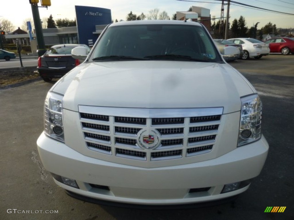 2012 Escalade ESV Luxury AWD - White Diamond Tricoat / Ebony/Ebony photo #2