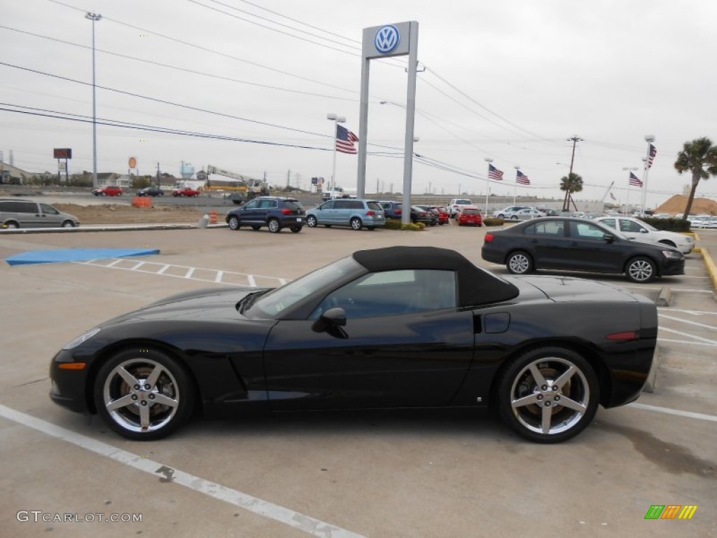 Black 2007 Chevrolet Corvette Convertible Exterior Photo #77971539