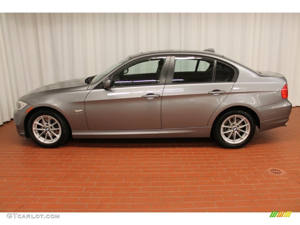 2010 3 Series 328i xDrive Sedan - Space Gray Metallic / Black photo #4