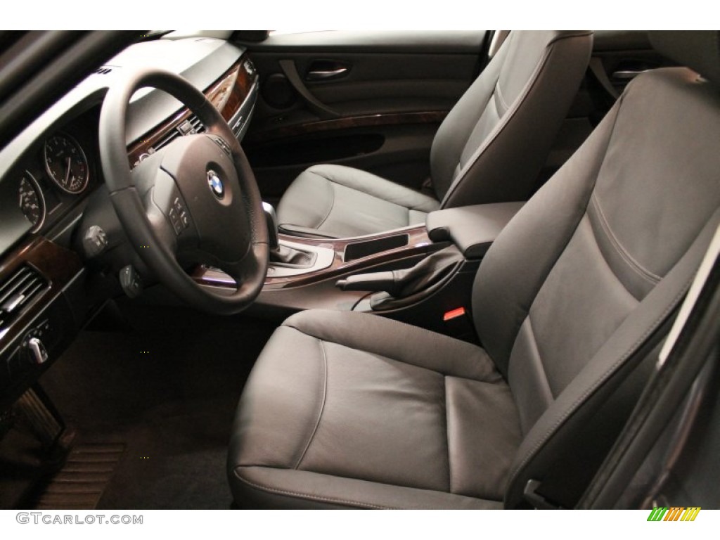 2010 3 Series 328i xDrive Sedan - Space Gray Metallic / Black photo #9