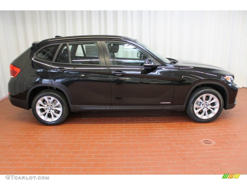 Black Sapphire Metallic 2013 BMW X1 xDrive 28i Exterior Photo #77972135