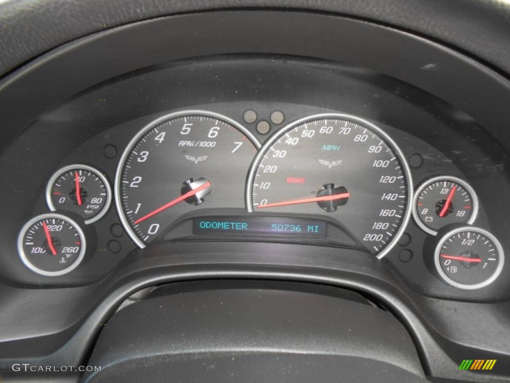 2007 Chevrolet Corvette Convertible Gauges Photo #77972195