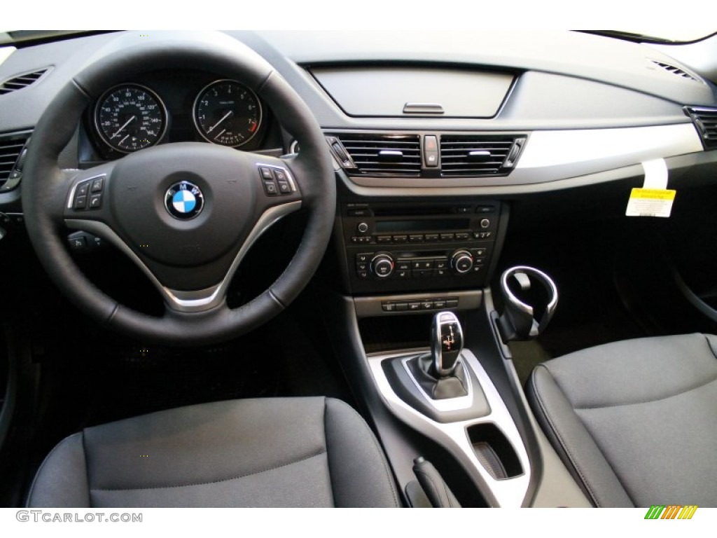 2013 BMW X1 xDrive 28i Black Dashboard Photo #77972225
