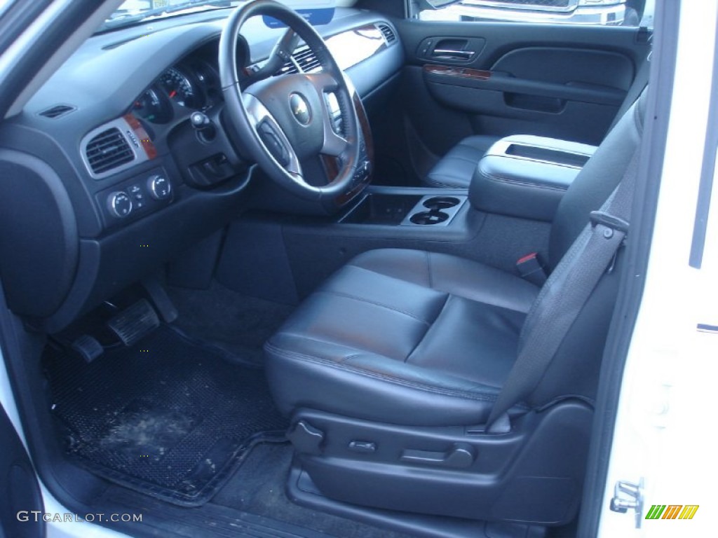 Ebony Interior 2012 Chevrolet Tahoe LT 4x4 Photo #77972429