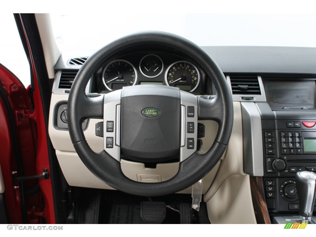 2008 Range Rover Sport HSE - Rimini Red Metallic / Ivory photo #7