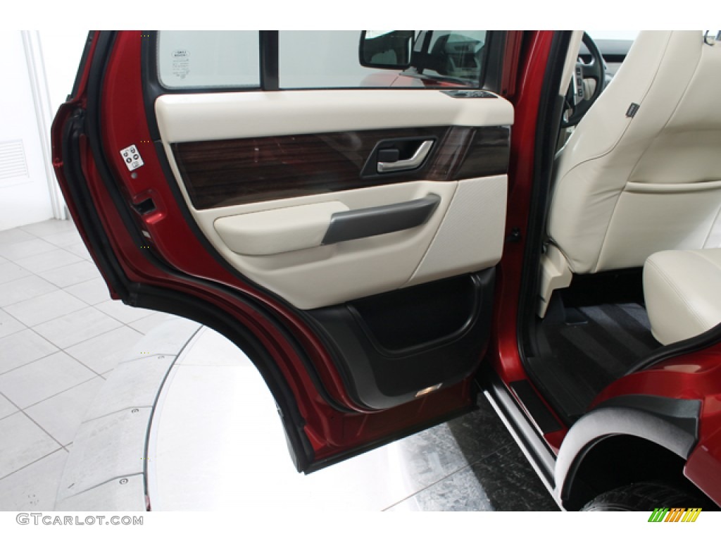 2008 Range Rover Sport HSE - Rimini Red Metallic / Ivory photo #15