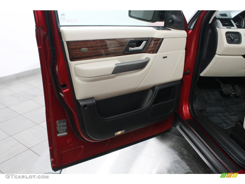 2008 Range Rover Sport HSE - Rimini Red Metallic / Ivory photo #16