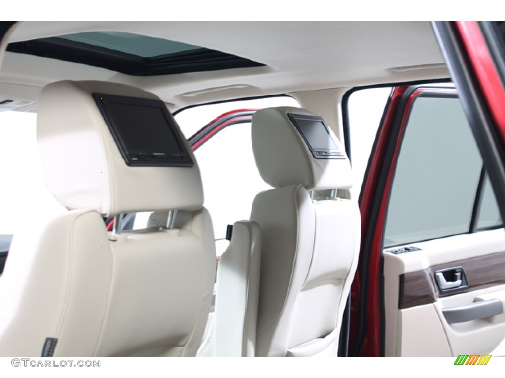 2008 Range Rover Sport HSE - Rimini Red Metallic / Ivory photo #21