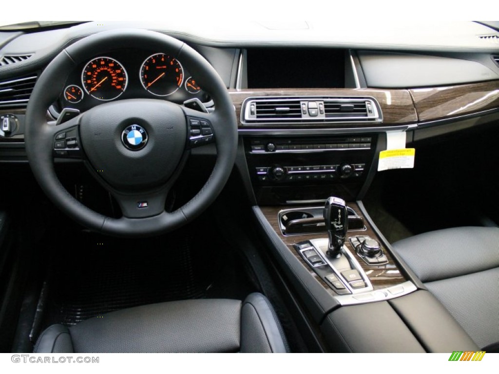 2013 BMW 7 Series 750i xDrive Sedan Black Dashboard Photo #77973317