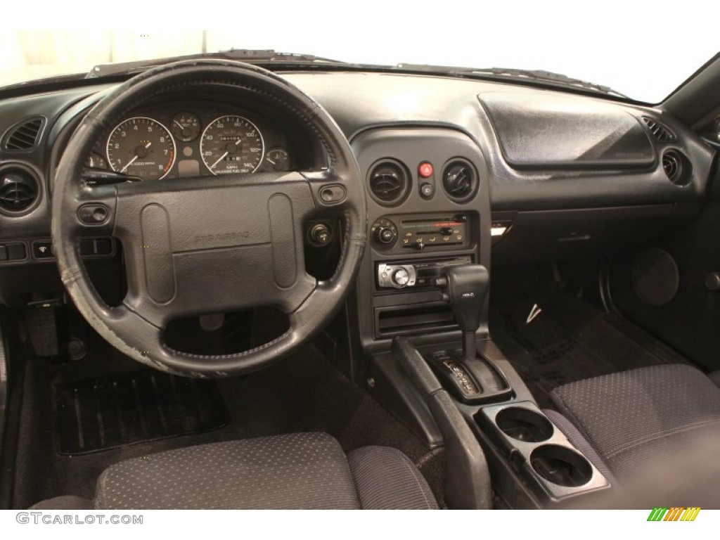 Black Interior 1994 Mazda MX-5 Miata Roadster Photo #77973623