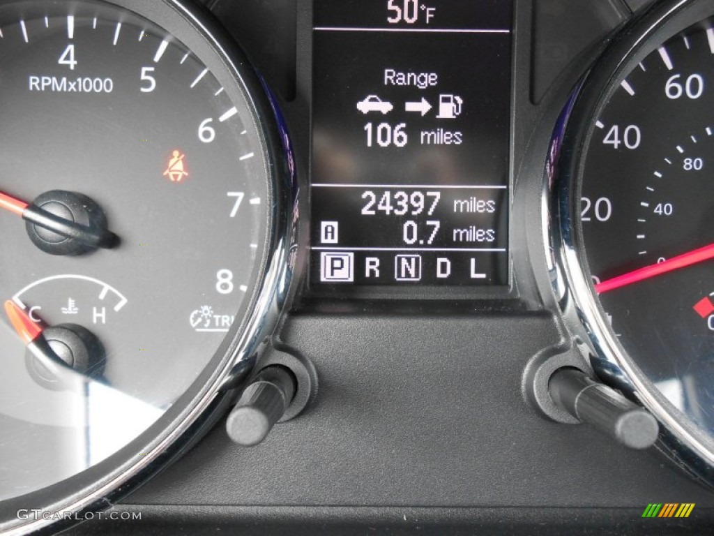 2011 Rogue S AWD - Wicked Black / Black photo #10