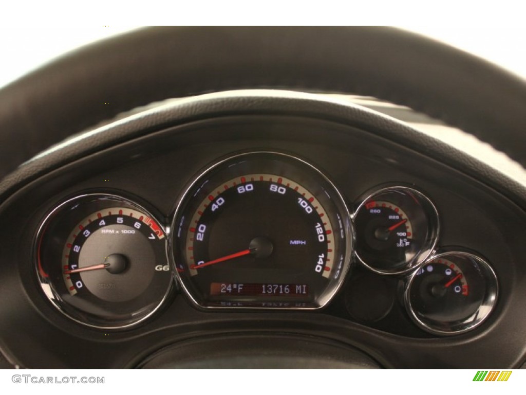 2009 Pontiac G6 V6 Sedan Gauges Photo #77973893