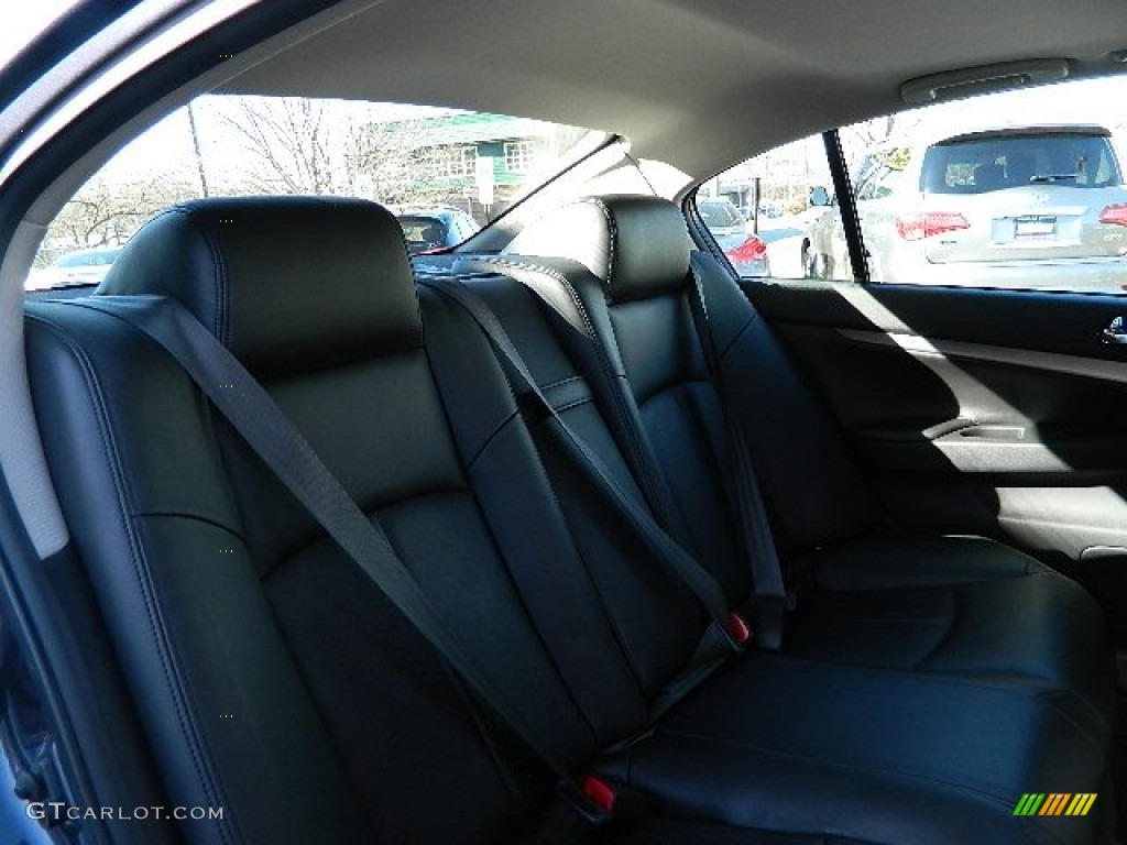 2011 G 25 x AWD Sedan - Blue Slate / Graphite photo #14
