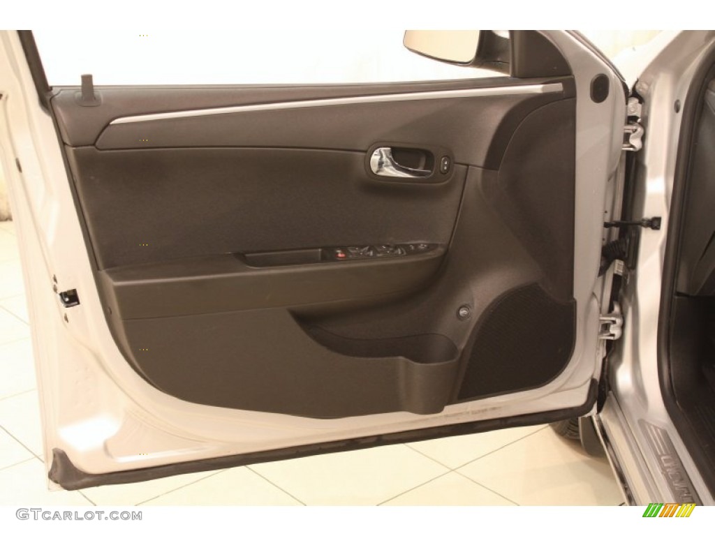 2011 Chevrolet Malibu LT Ebony Door Panel Photo #77974950