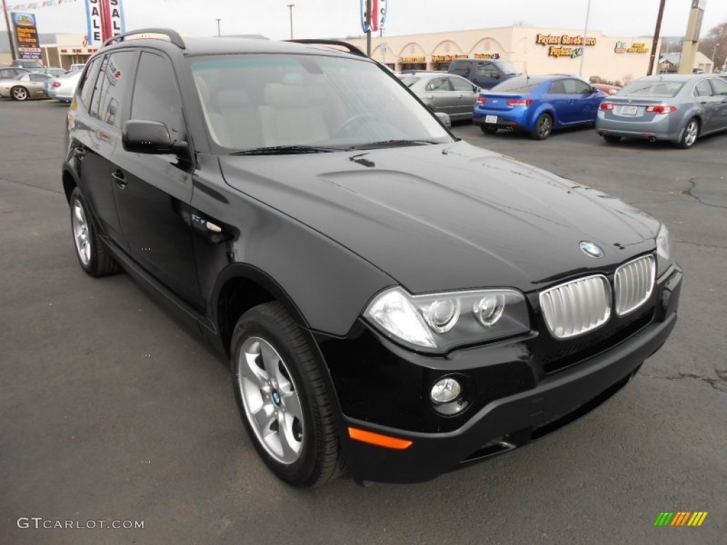 Jet Black 2007 BMW X3 3.0si Exterior Photo #77975241