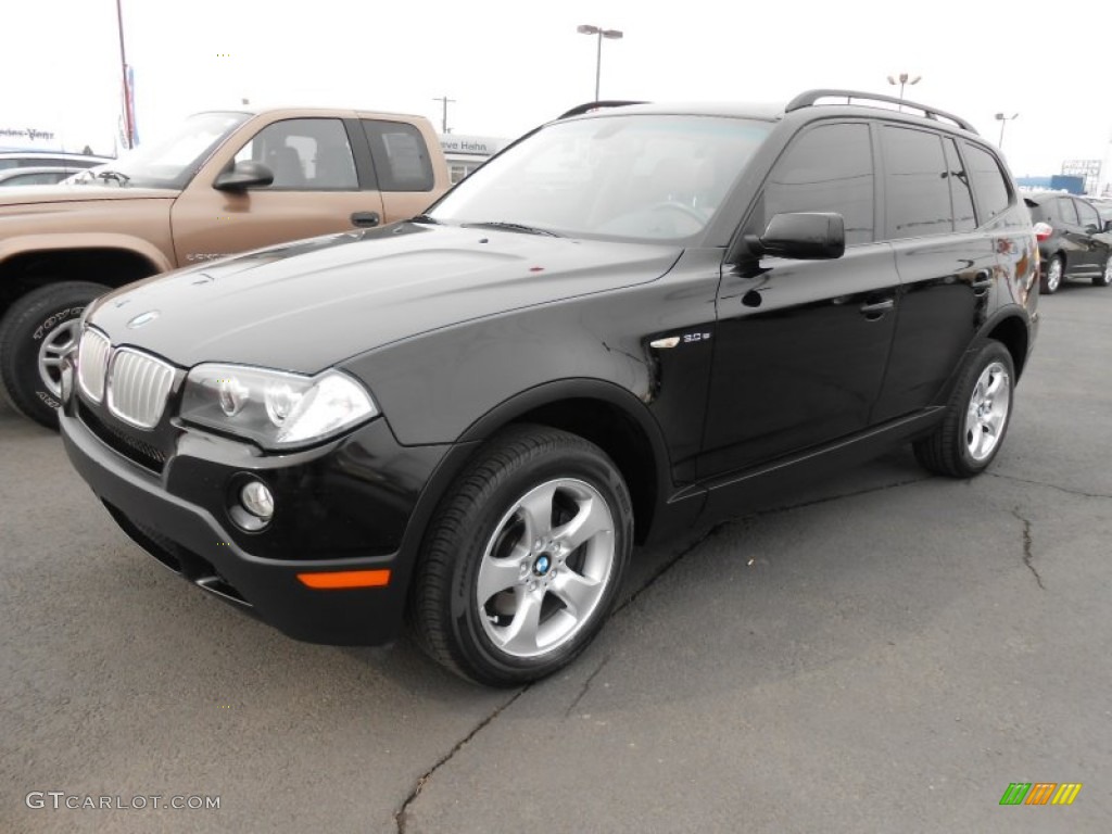 Jet Black 2007 BMW X3 3.0si Exterior Photo #77975323
