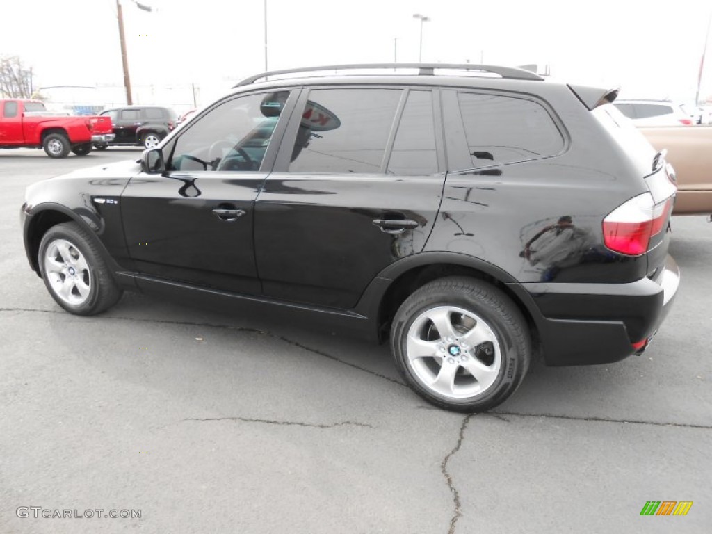 Jet Black 2007 BMW X3 3.0si Exterior Photo #77975393