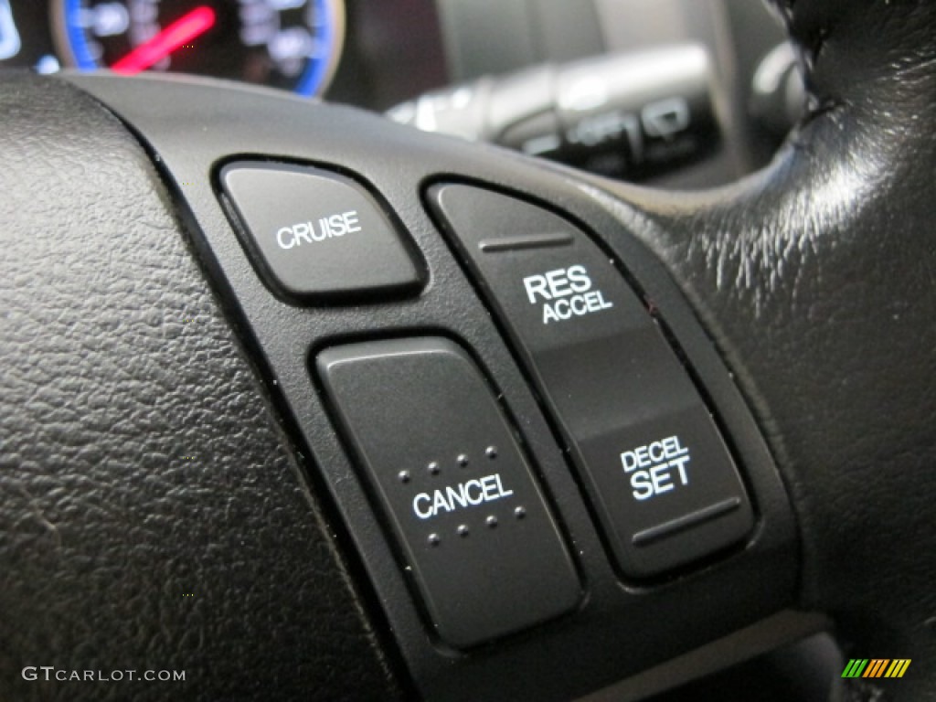 2009 CR-V EX-L 4WD - Crystal Black Pearl / Black photo #33
