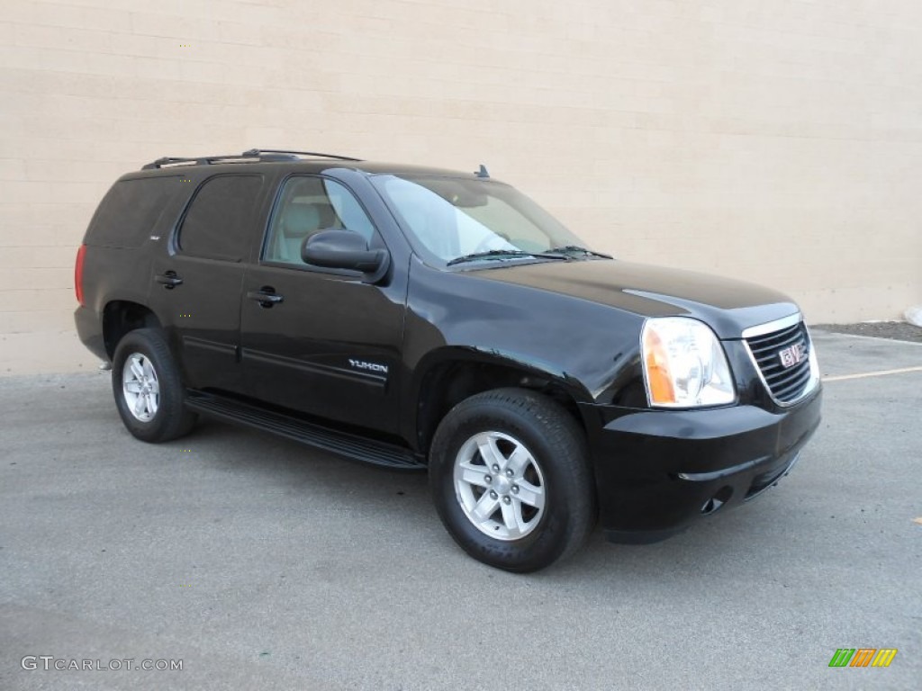 Onyx Black 2012 GMC Yukon SLT 4x4 Exterior Photo #77976167