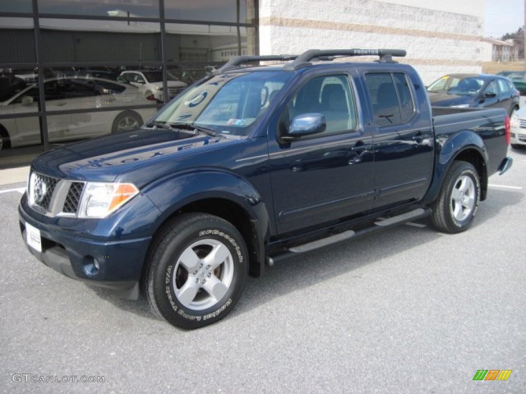 Majestic Blue 2006 Nissan Frontier LE Crew Cab 4x4 Exterior Photo #77976368